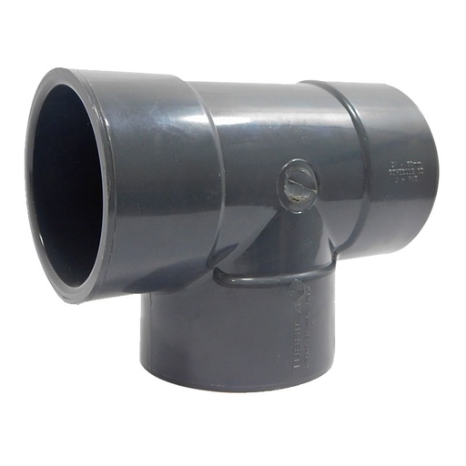 [7571] TEE PVC PRES SCH 80 3" HS TUBRICA