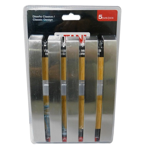 [7578] JUEGO DE TIRADORES 5PZAS 192MM LITANI