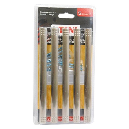 [7595] JUEGO DE TIRADORES 5PZAS 160MM LITANI