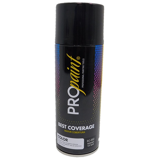 [7602] PINTURA EN SPRAY NEGRO MATE PRO PAINT