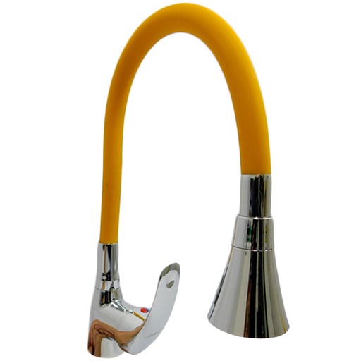 [7610] GRIFERIA PARA FREGADERO MONOMANDO FLEXIBLE MOSTAZA GRIVEN