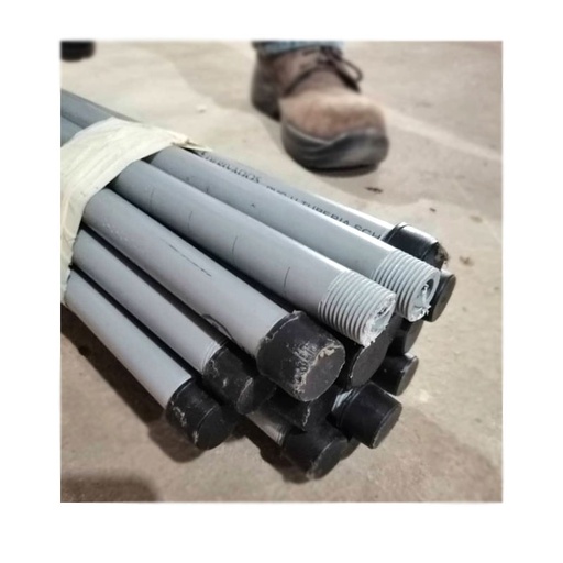 [7622] TUBO PVC SCH 80 1/2" 3M MRXMR GRIS DP