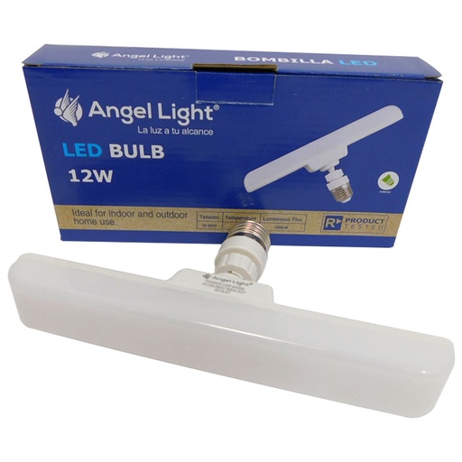 [7661] LAMPARA LED TIPO T 12W MULTIVOLTAJE ANGEL LIGHT