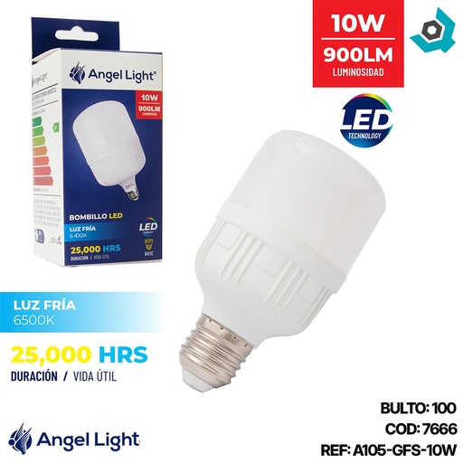 [7666] BOMBILLO LED 10W ANGEL LIGHT
