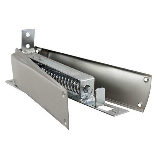 [7730] BISAGRA PISO VAIVEN 9 1/2" CROMADA INDUMA