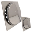DESAGUE DE PISO 4" X 4" PUSH ACERO INOXIDABLE GRIVEN