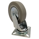 RUEDA 4" SIN FRENOS PARA MUEBLES