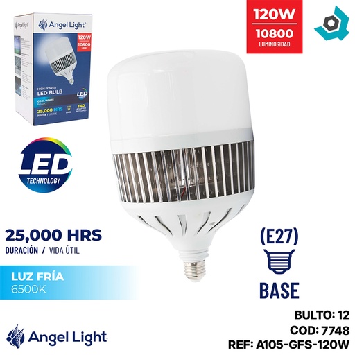 [7748] BOMBILLO LED INDUSTRIAL 120W ANGEL LIGHT