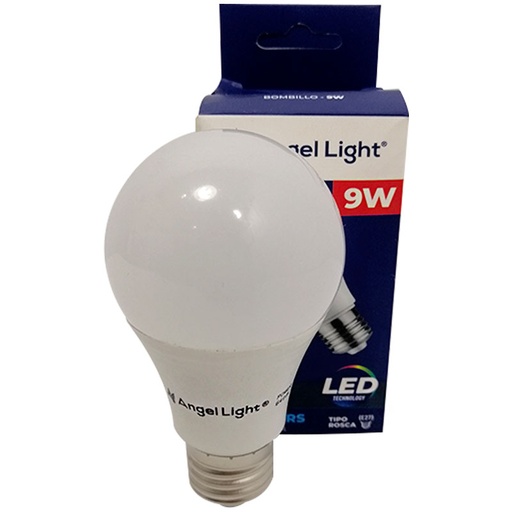 [7755] BOMBILLO LED 9W MULTIVOLTAJE ANGEL LIGHT