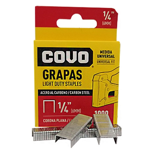 [7766] GRAPAS 6MM CORONA PLANA COVO