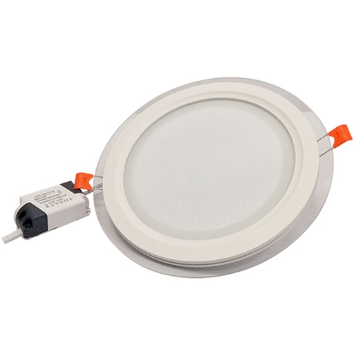 [7781] LAMPARA LED PARA EMPOTRAR REDONDA 18W 8" LUZ BLANCA ANGEL LIGHT