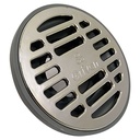 DESAGUE DE PISO 4" REDONDO CROMADO GRIVEN