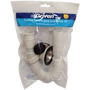 SIFON PARA LAVAMANOS 1 1/4" FLEXIBLE GRIVEN