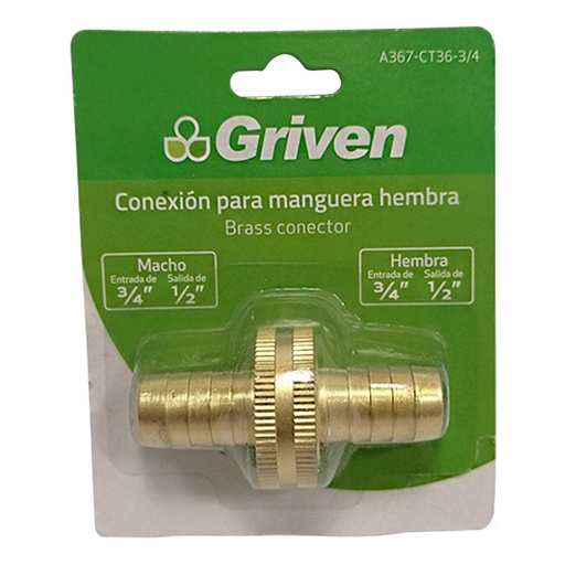 [7851] CONECTOR PARA MANGUERAS HEMBRA GRIVEN
